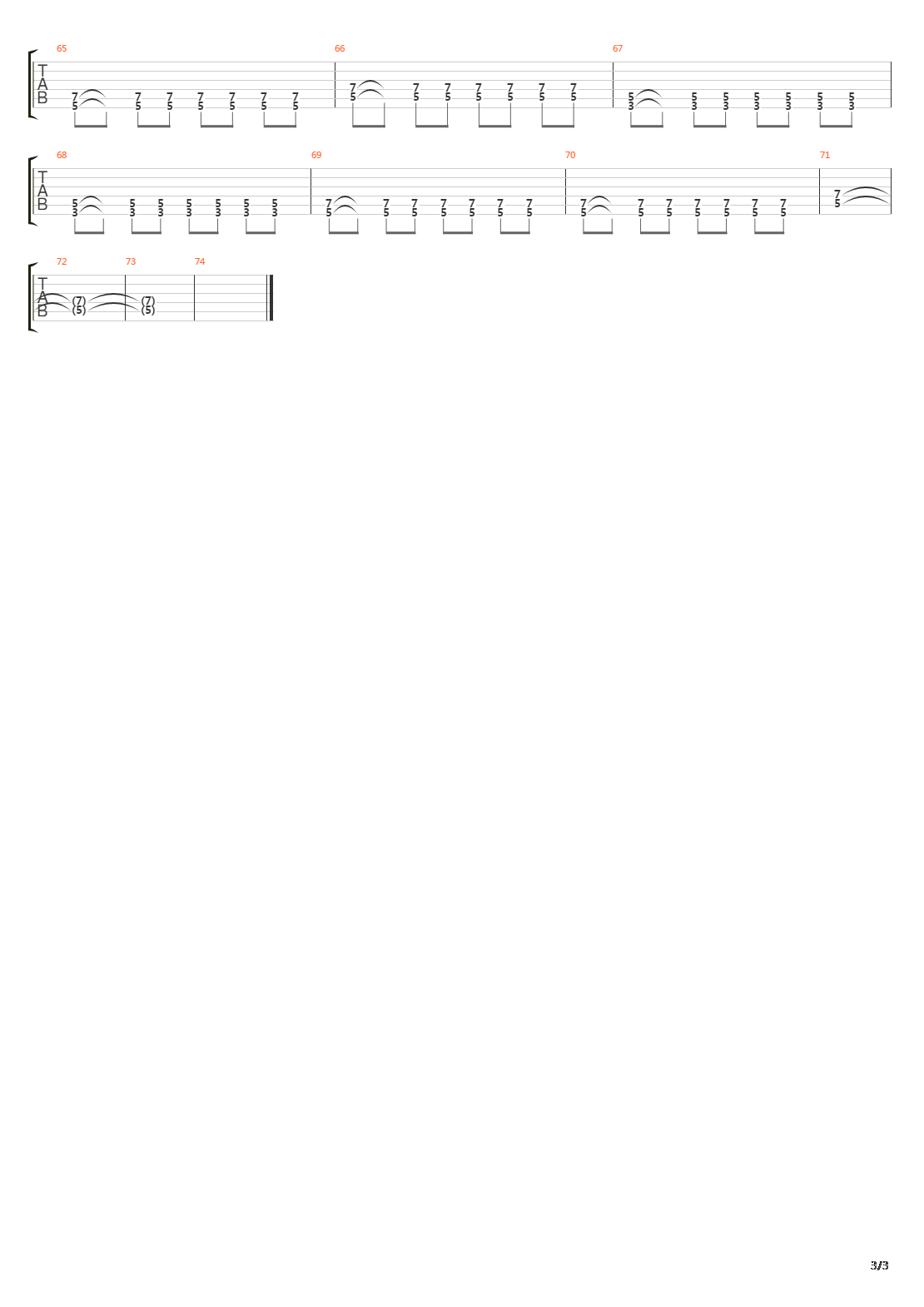 Depends吉他谱