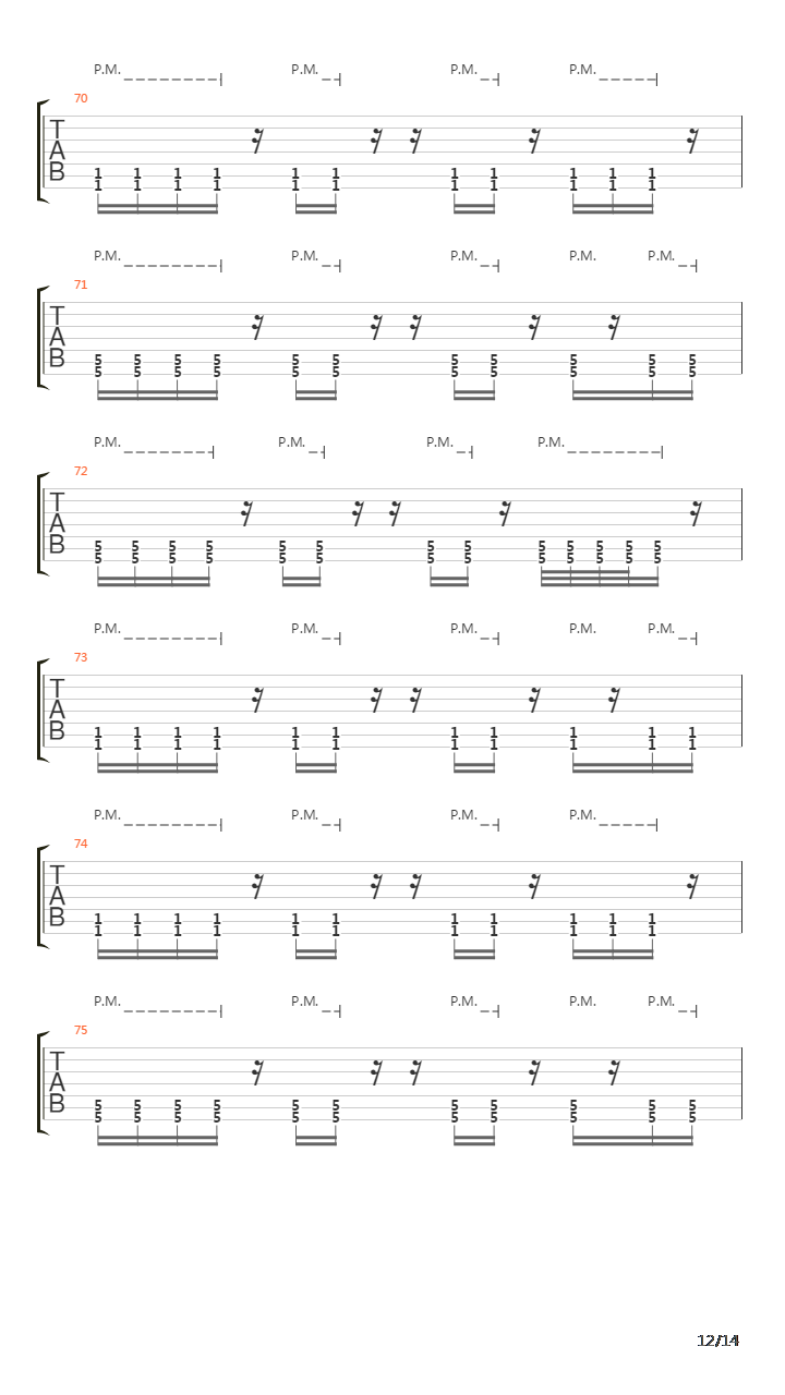 Automatic Motion吉他谱