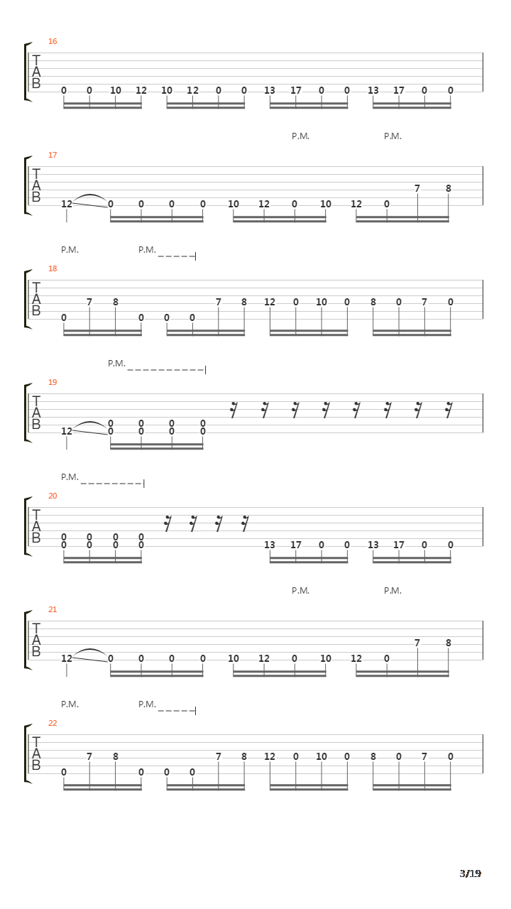 Cardiac Silouhette吉他谱