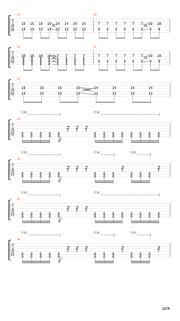 Cardiac Silouhette吉他谱