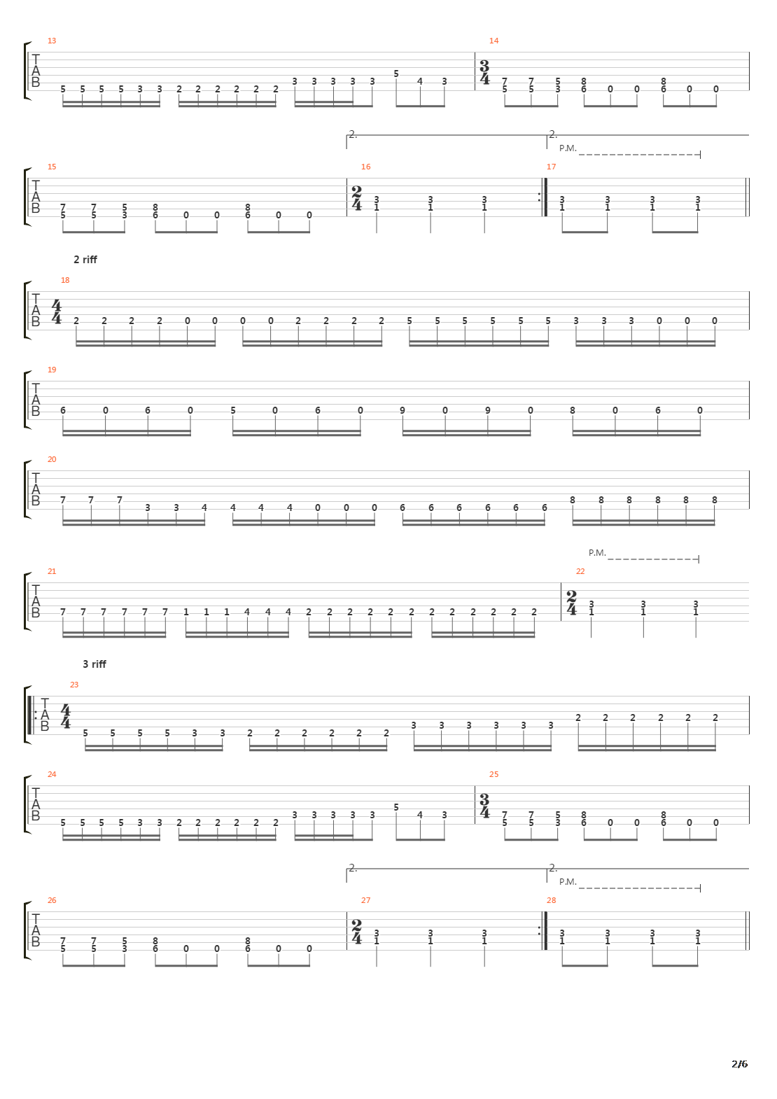 Evidence In The Furnace吉他谱