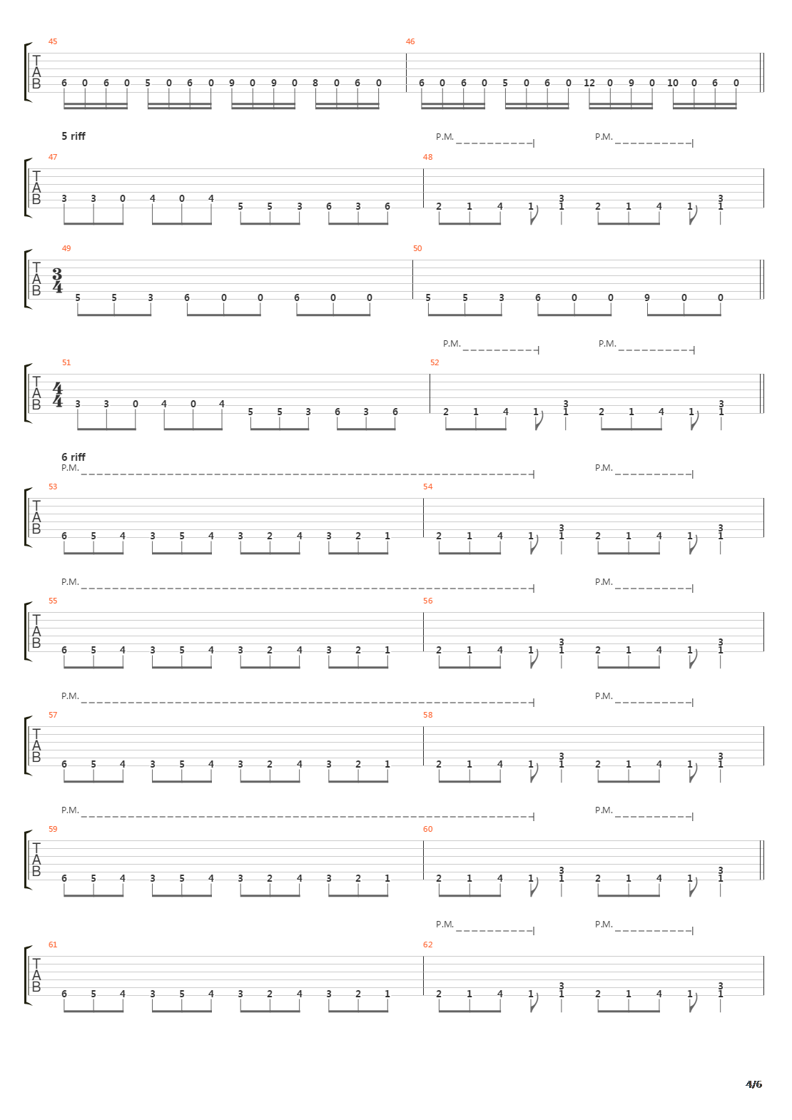 Evidence In The Furnace吉他谱