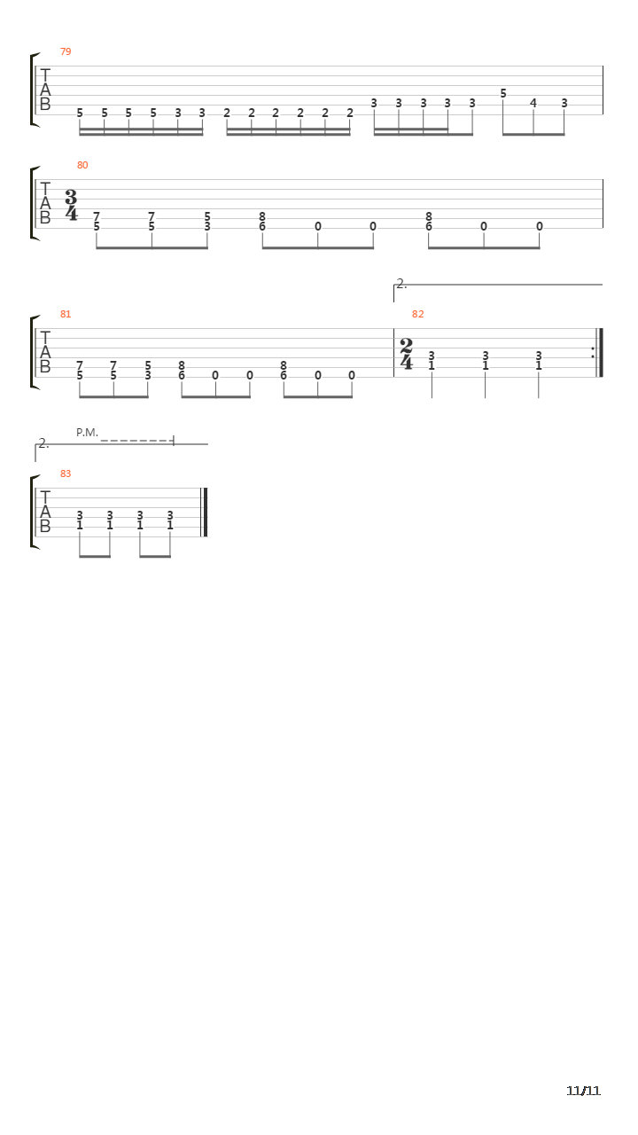 Evidence In The Furnace吉他谱