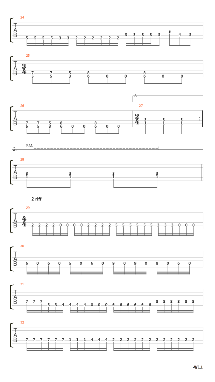 Evidence In The Furnace吉他谱