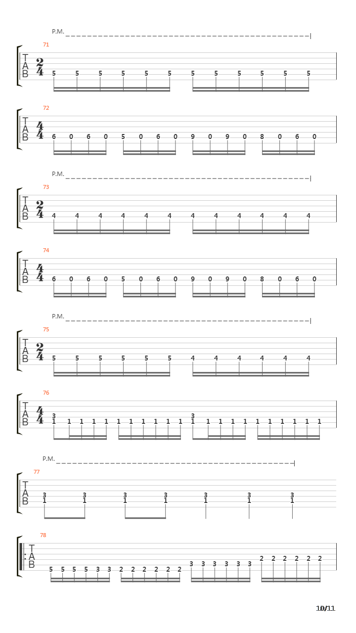 Evidence In The Furnace吉他谱