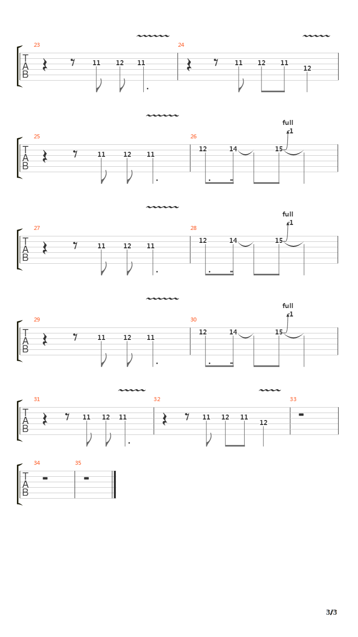 1985吉他谱