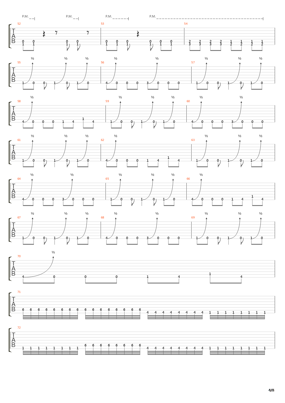 Sonnet Of The Wretched吉他谱