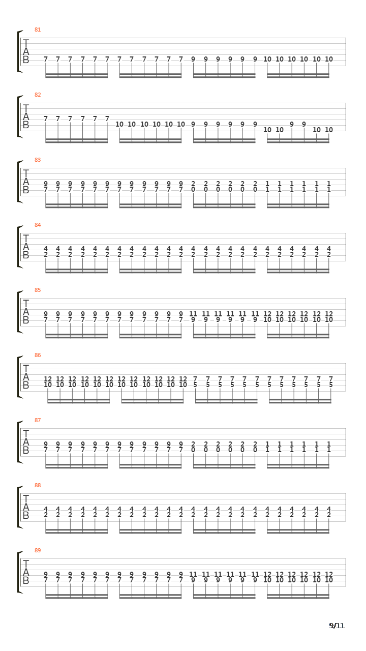 Vinder Fra En Ensom Grav吉他谱