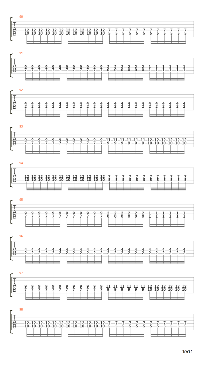 Vinder Fra En Ensom Grav吉他谱