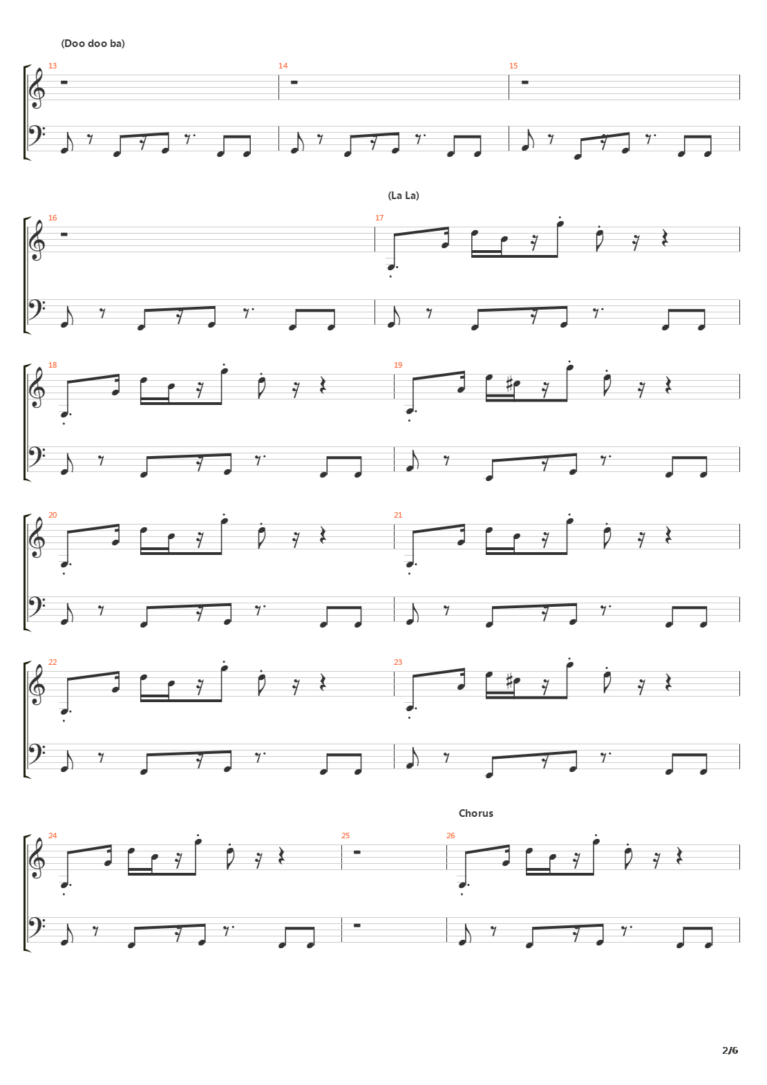 19-2000吉他谱