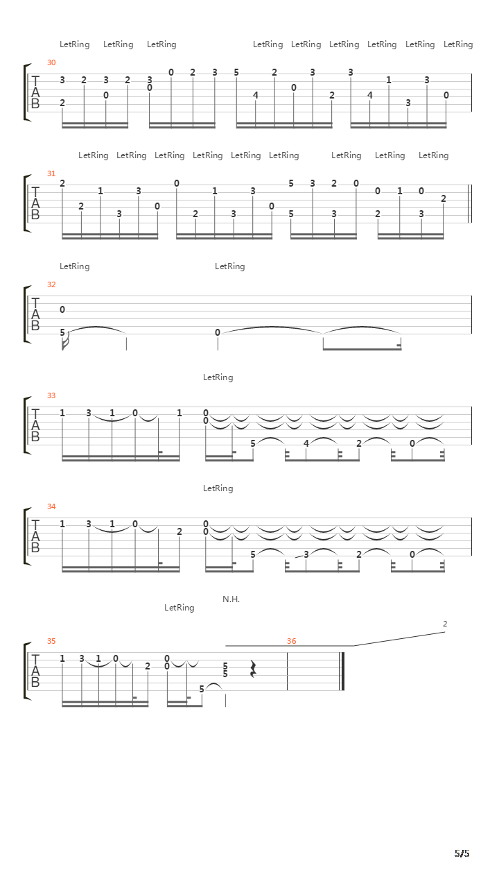 Serrana吉他谱