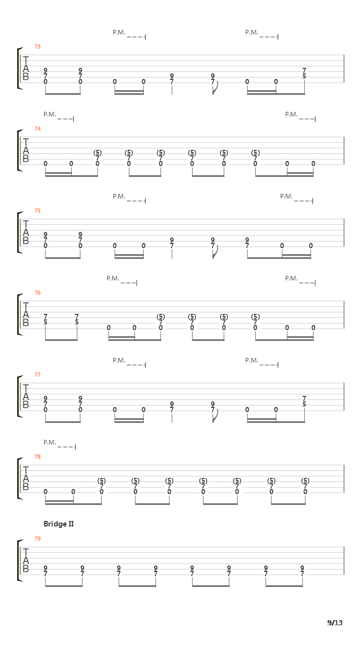 Strained吉他谱