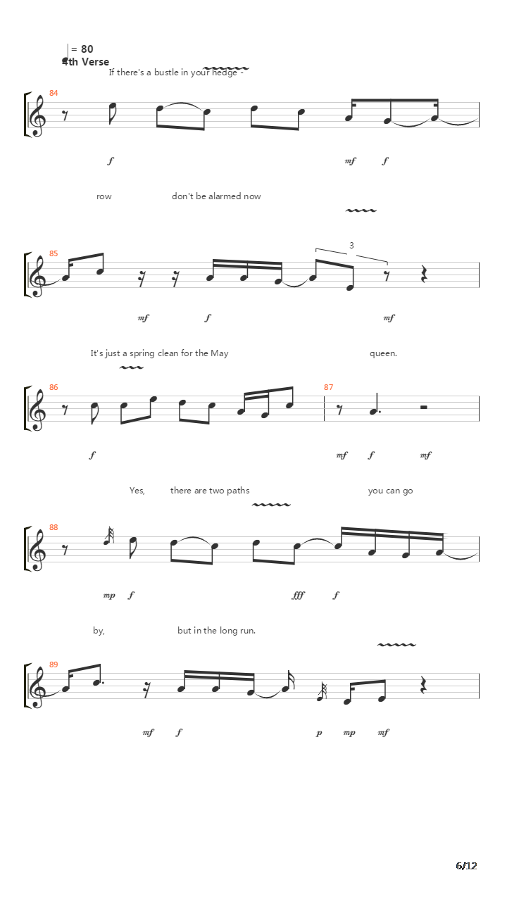 Stairway To Heaven吉他谱