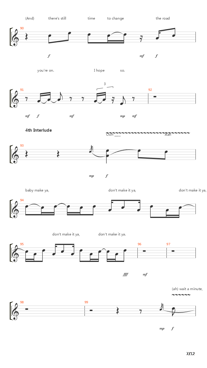 Stairway To Heaven吉他谱