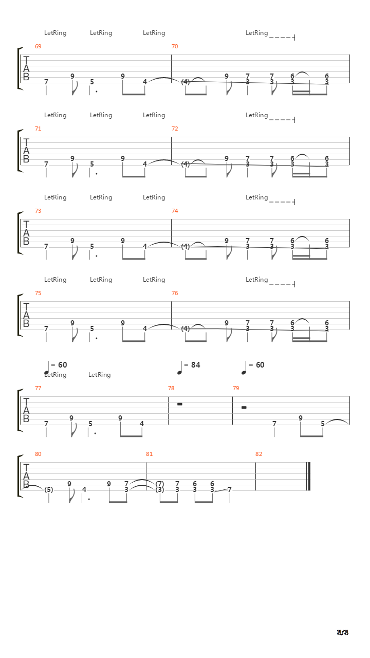 Fields Of Joy吉他谱