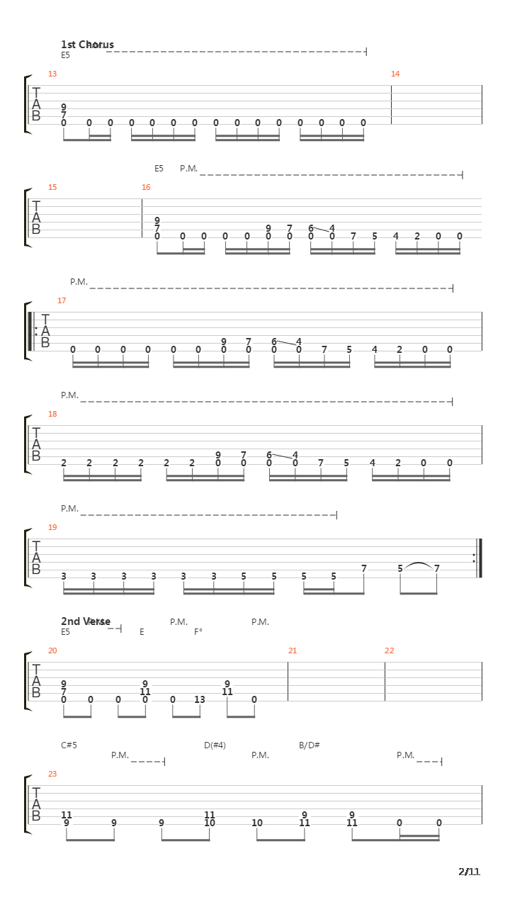 Colony Of Birchmen吉他谱