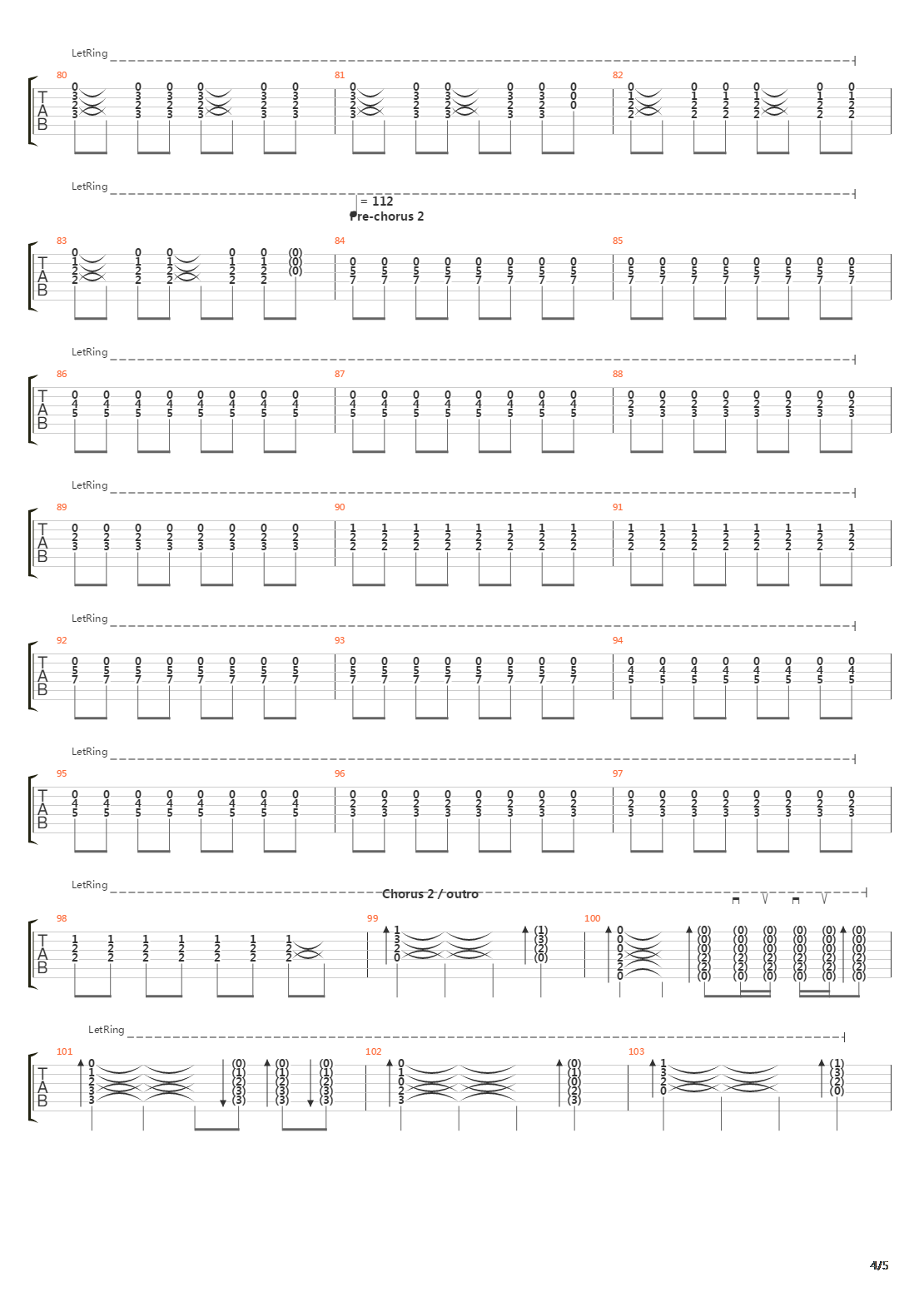 80 Windows吉他谱