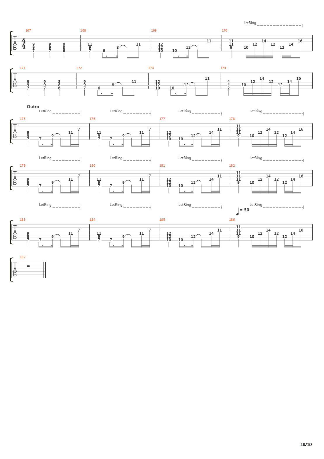 Incarnated吉他谱