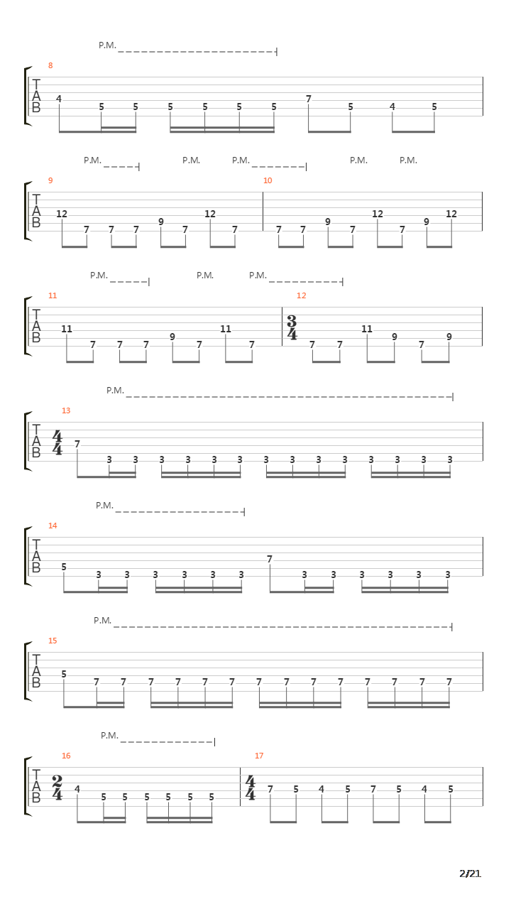 Incarnated吉他谱