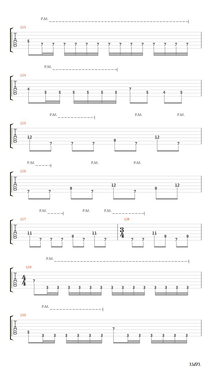 Incarnated吉他谱