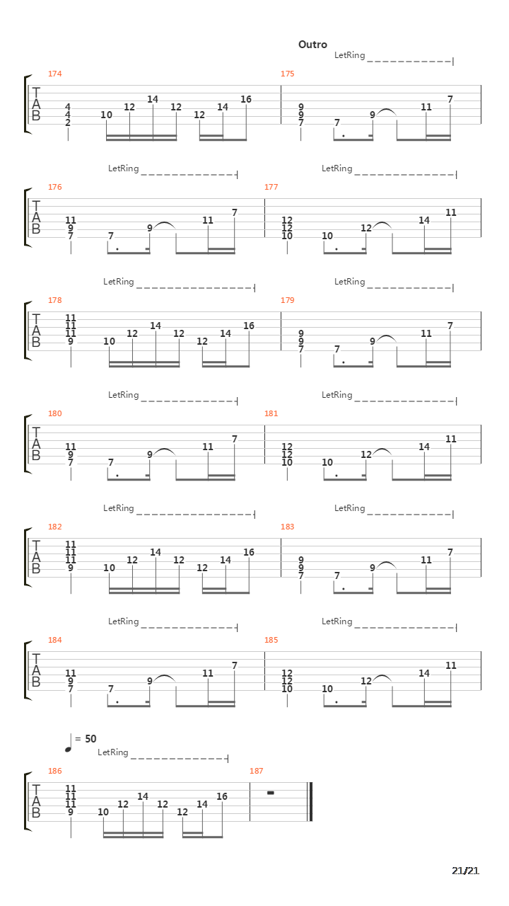 Incarnated吉他谱