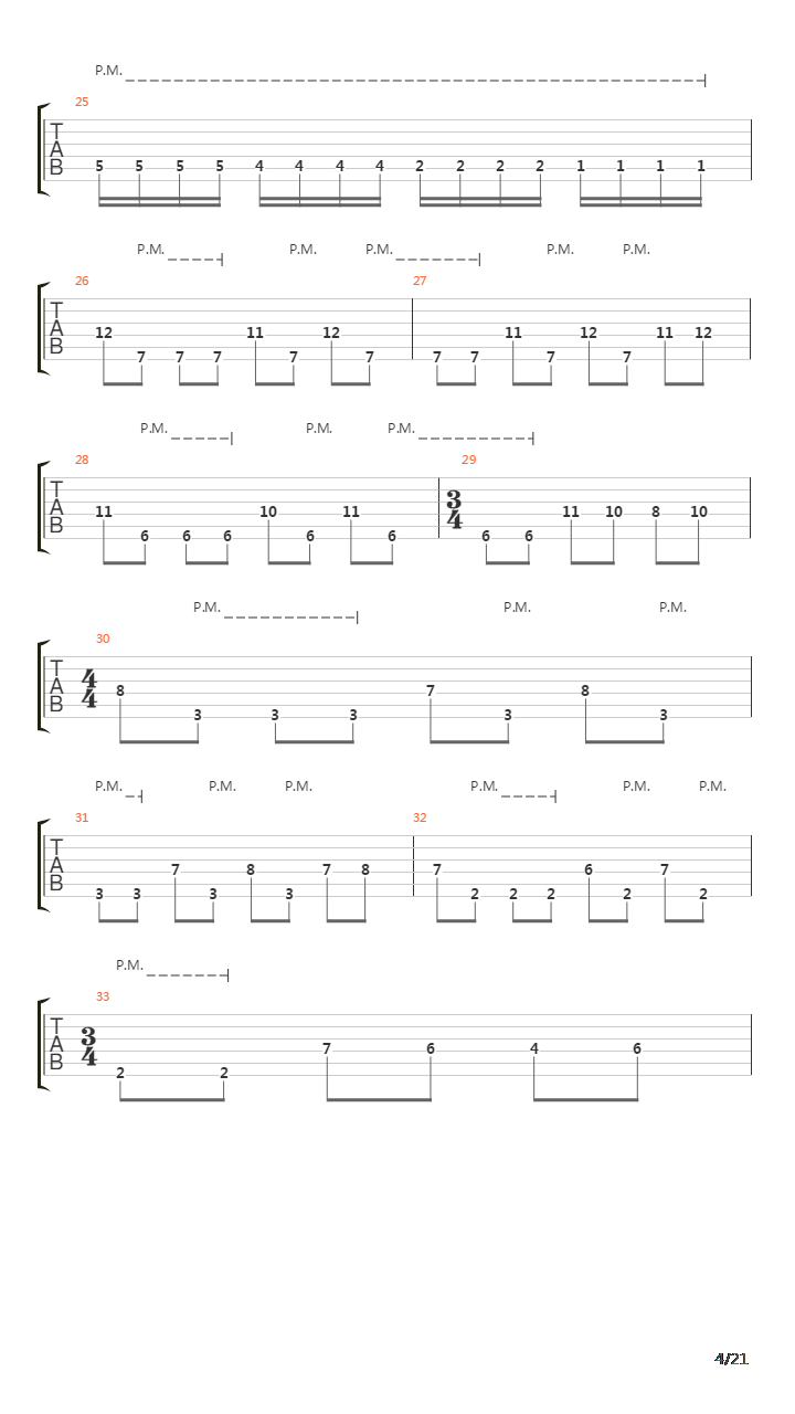 Incarnated吉他谱