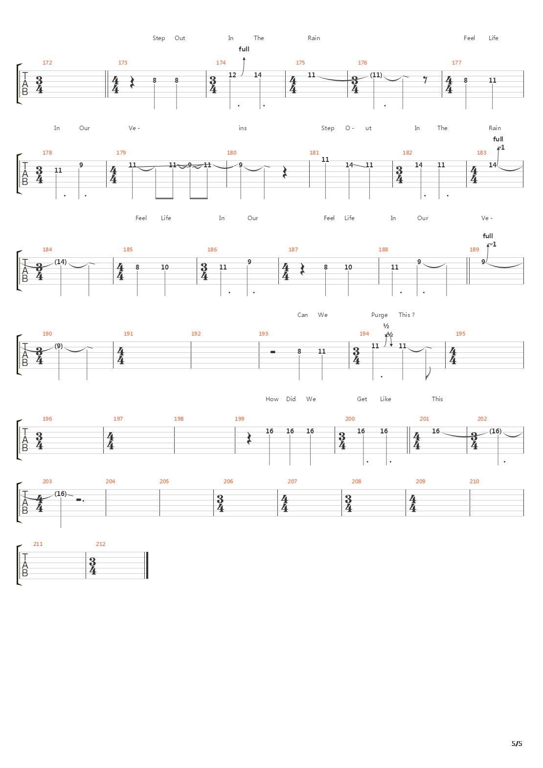 Alpha吉他谱