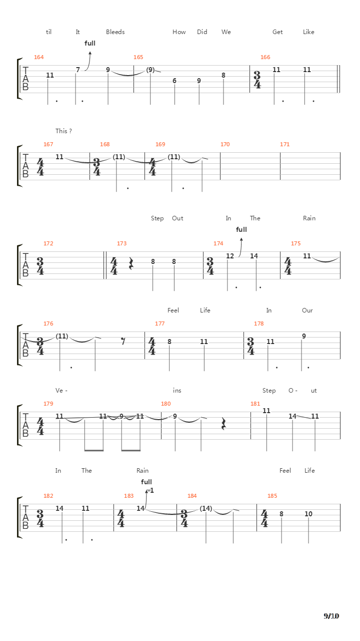 Alpha吉他谱