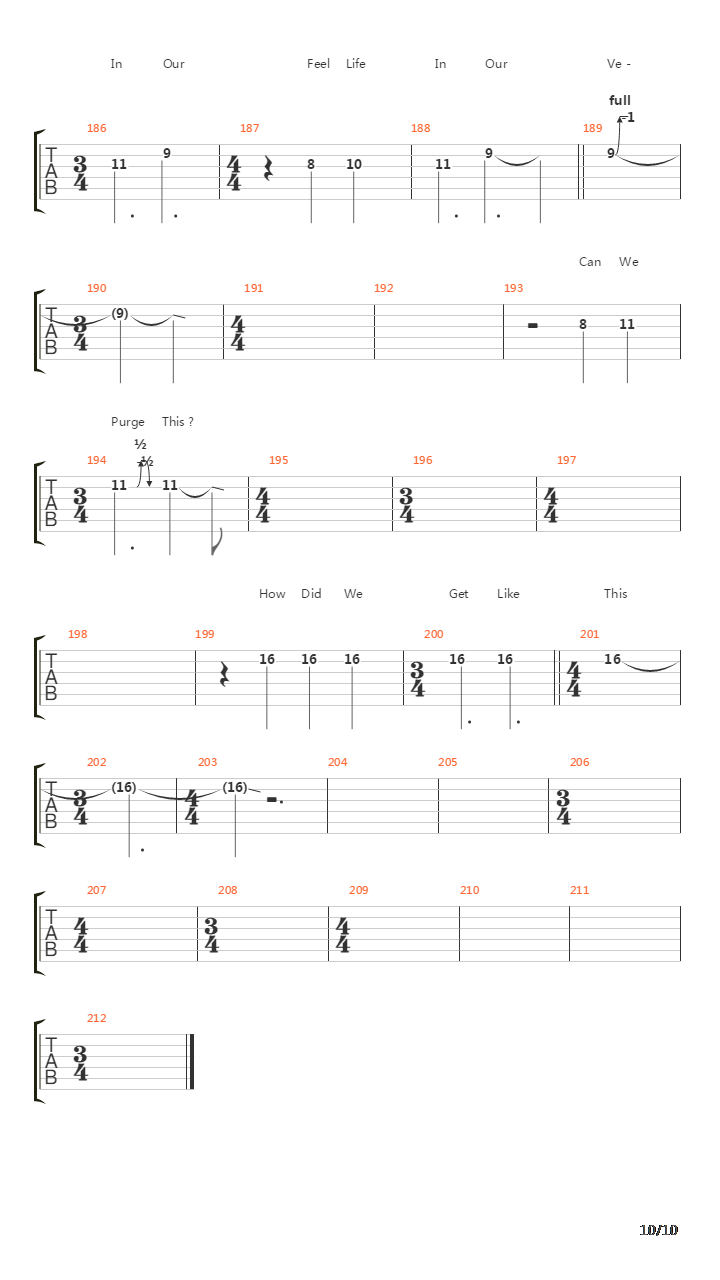 Alpha吉他谱