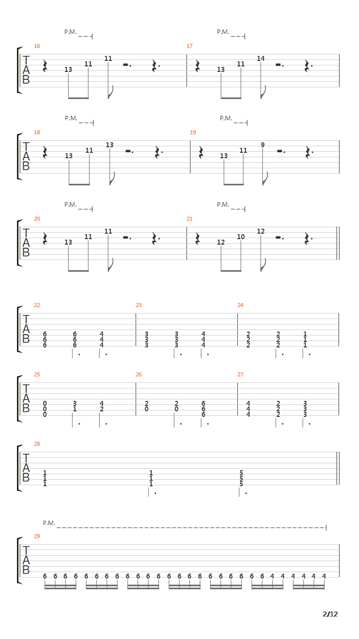 The Scourge吉他谱