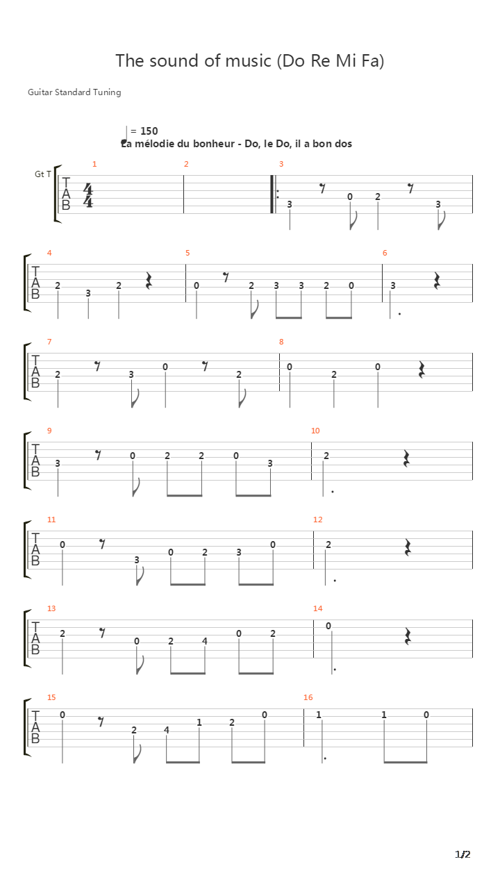 The Sound Of Music吉他谱