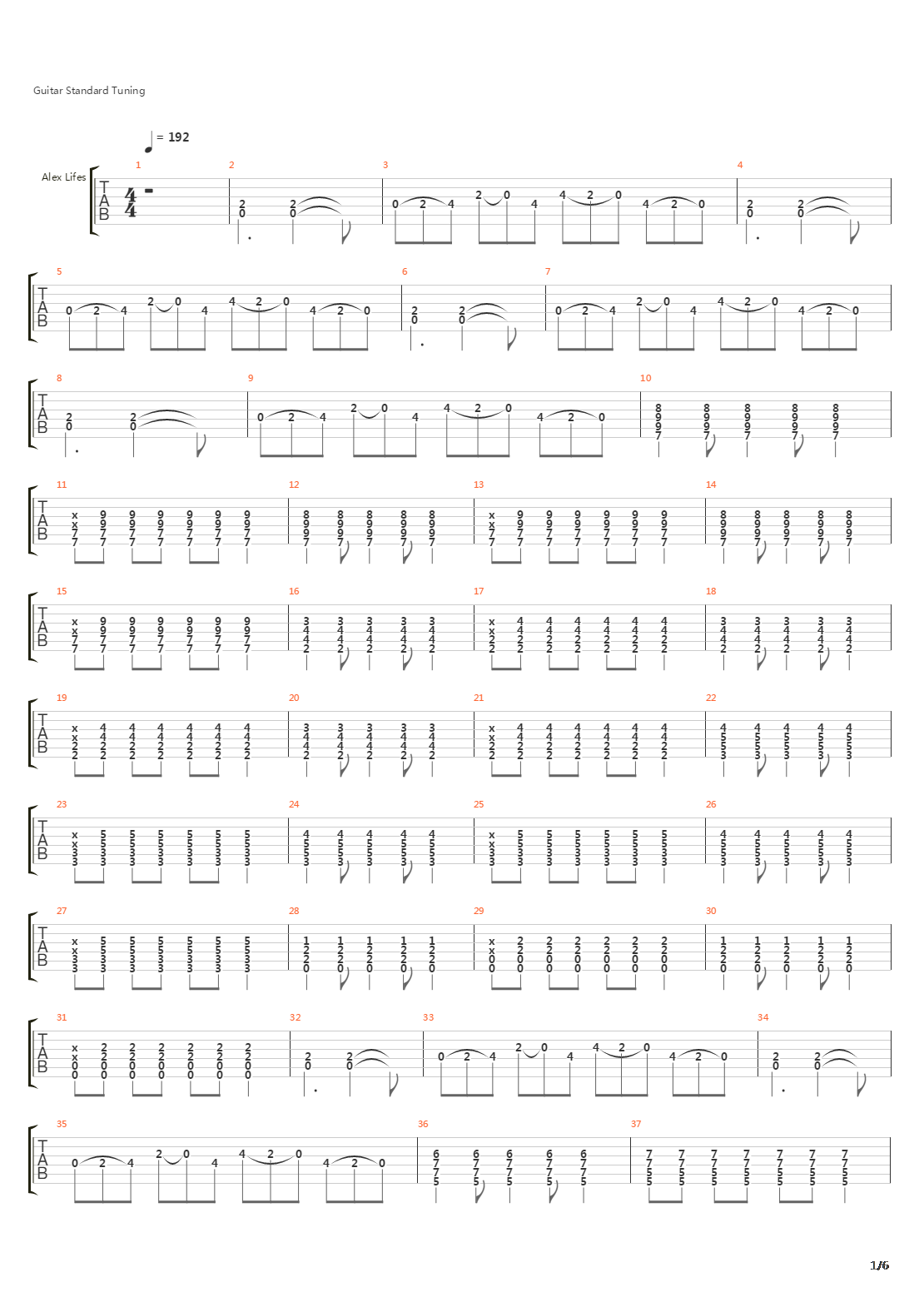 The Analog Kid吉他谱