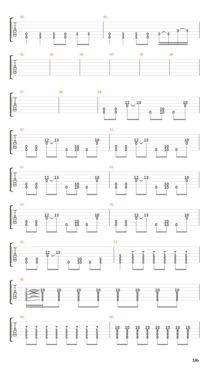 Fallen吉他谱