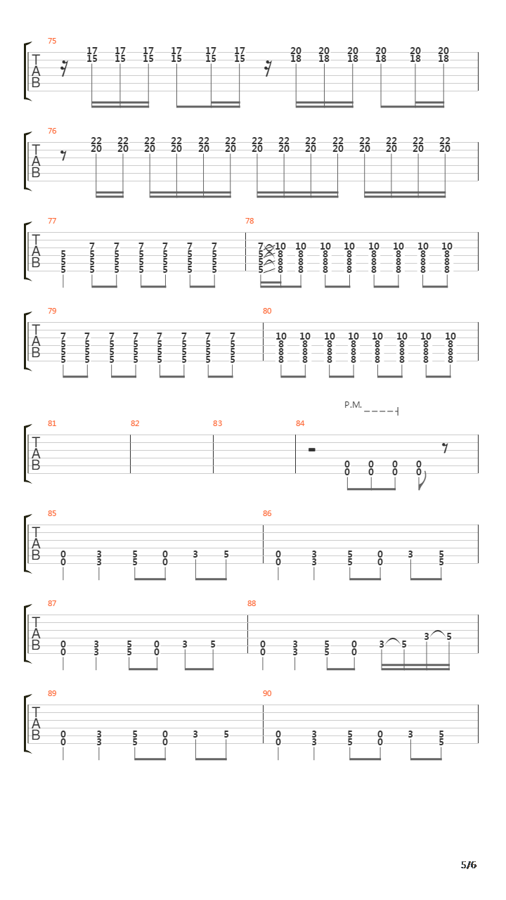 Fallen吉他谱