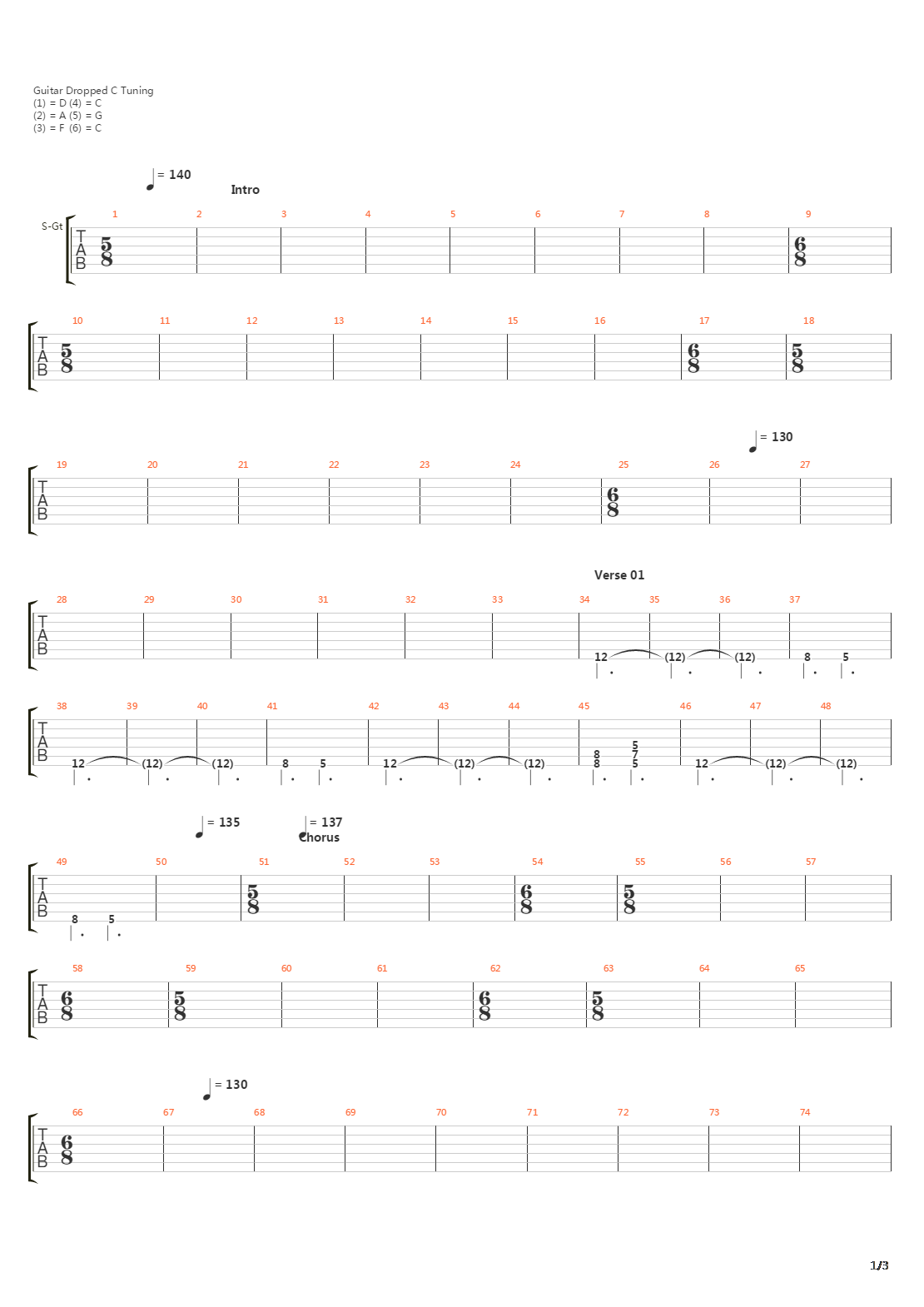 Streamline吉他谱