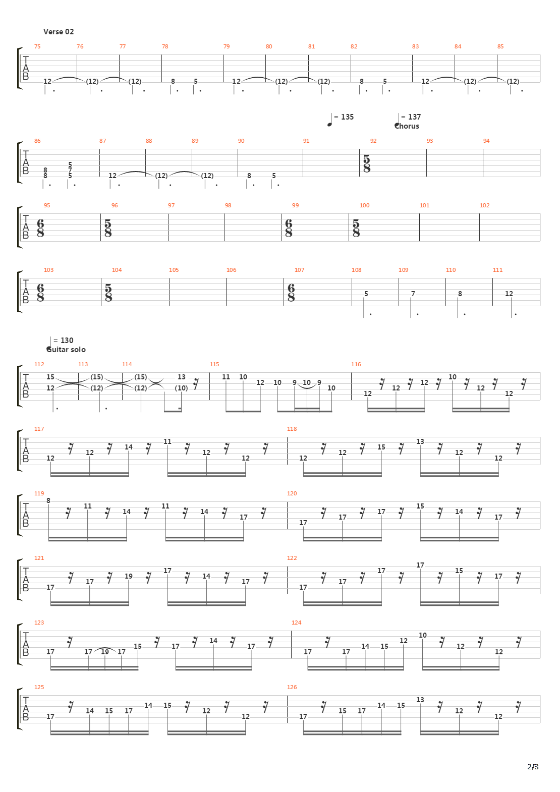 Streamline吉他谱