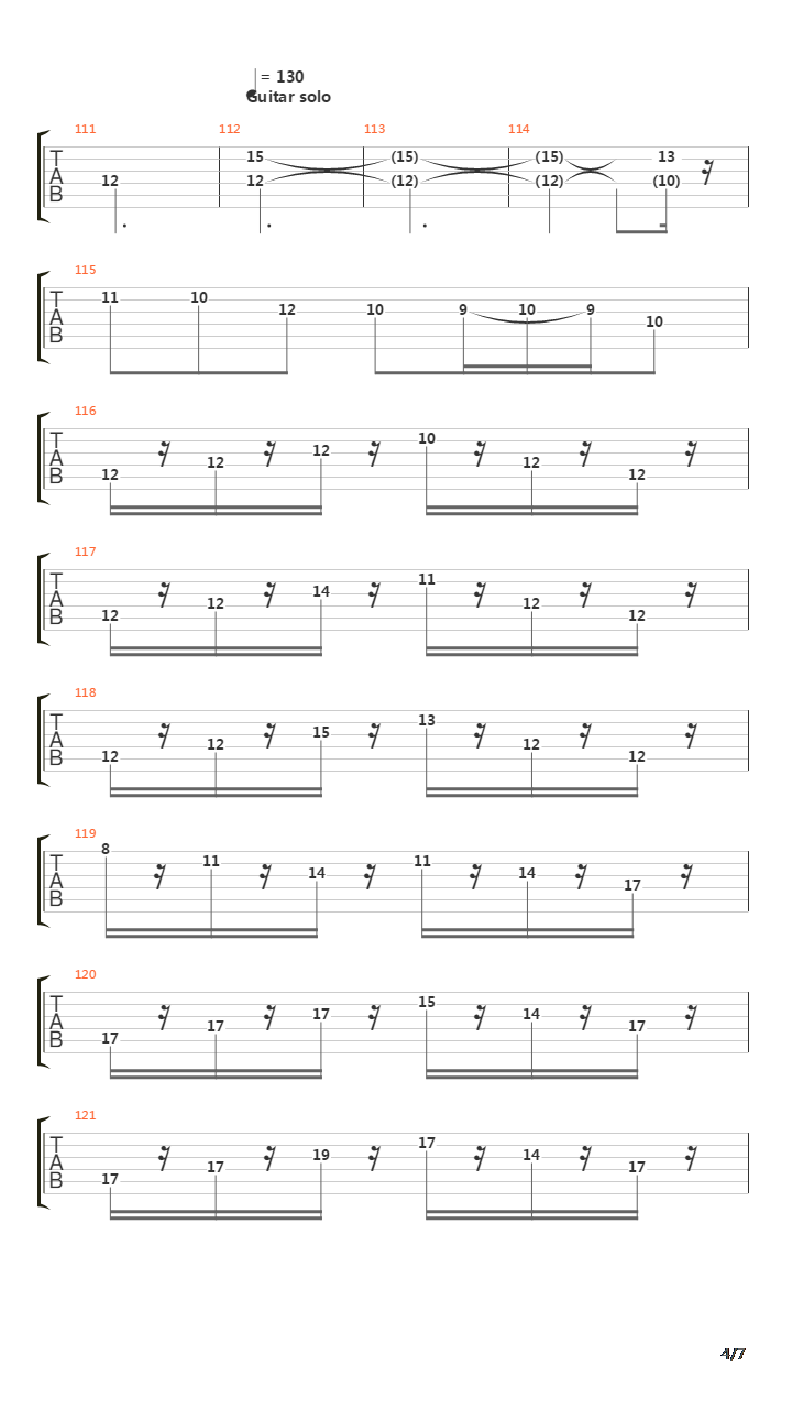 Streamline吉他谱