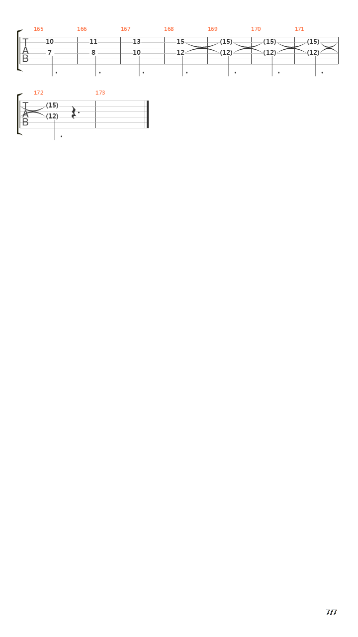 Streamline吉他谱