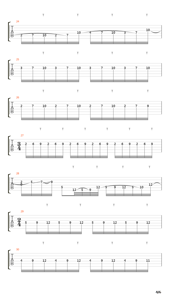 Spanish Fly吉他谱