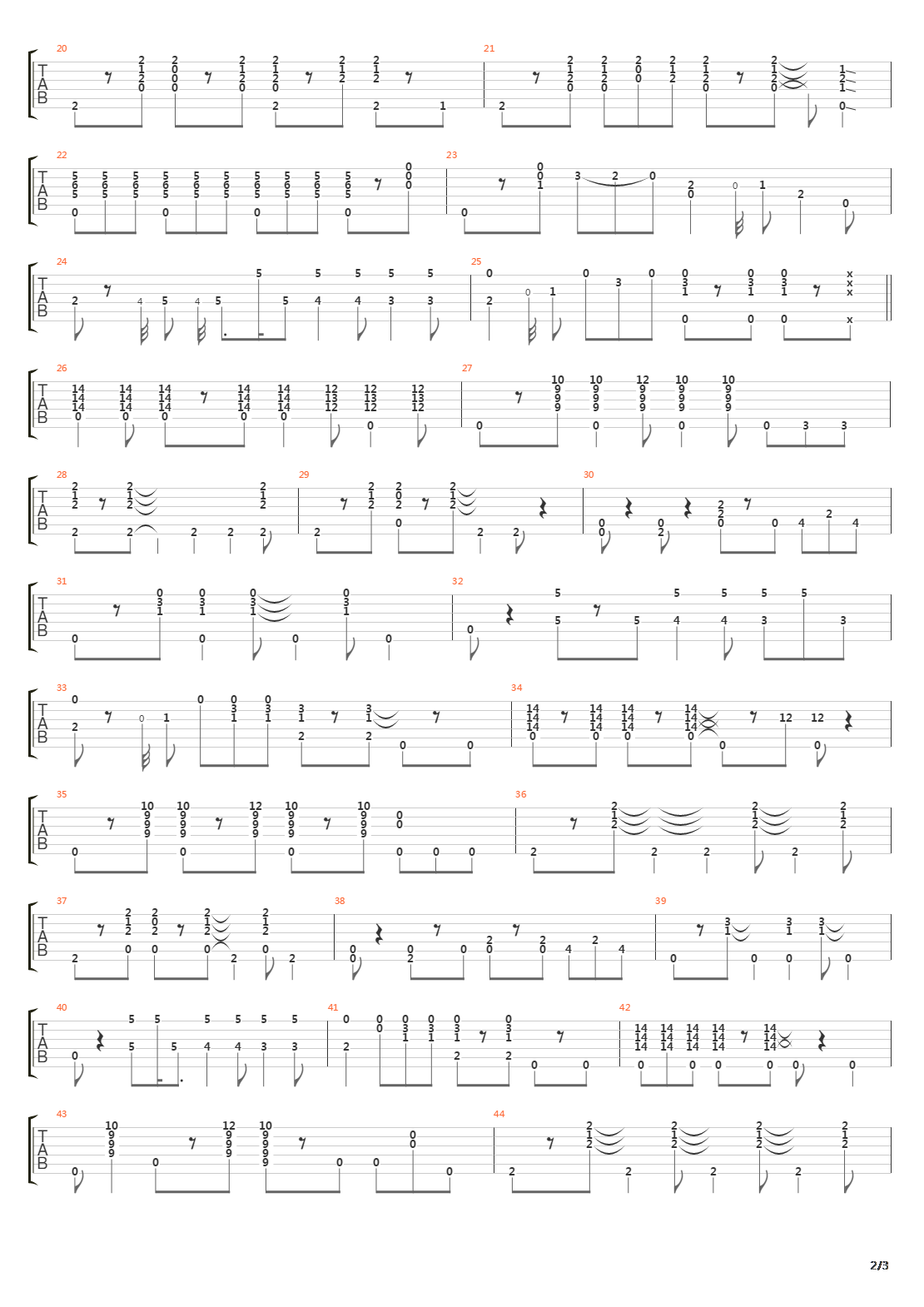 Key To The Highway吉他谱