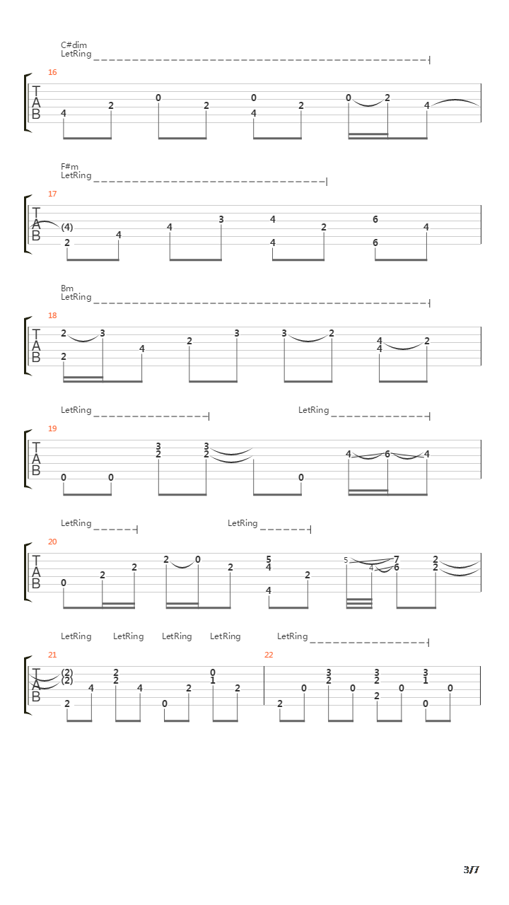 Tears In Heaven (arr. by DanCHolloway)吉他谱