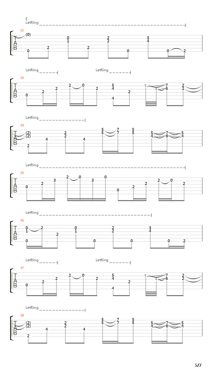 Tears In Heaven (arr. by DanCHolloway)吉他谱