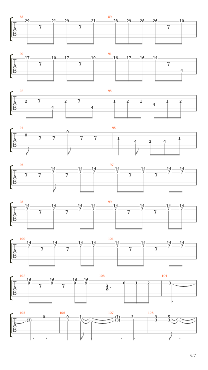 Up Is Down (OST Pirates of the Carribean)吉他谱