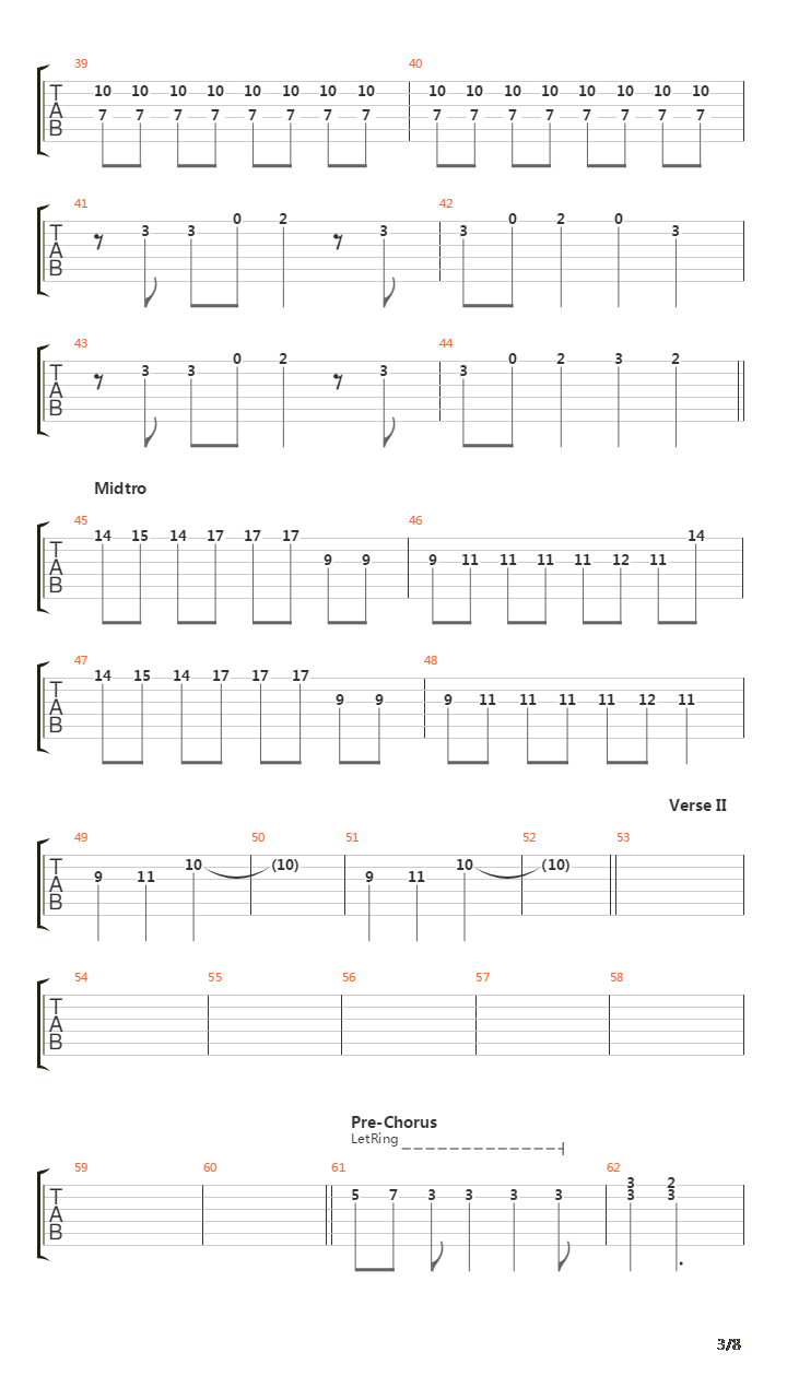 Decision吉他谱