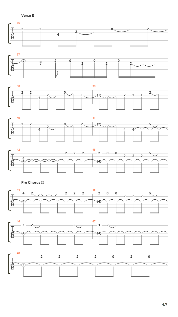 Liar吉他谱