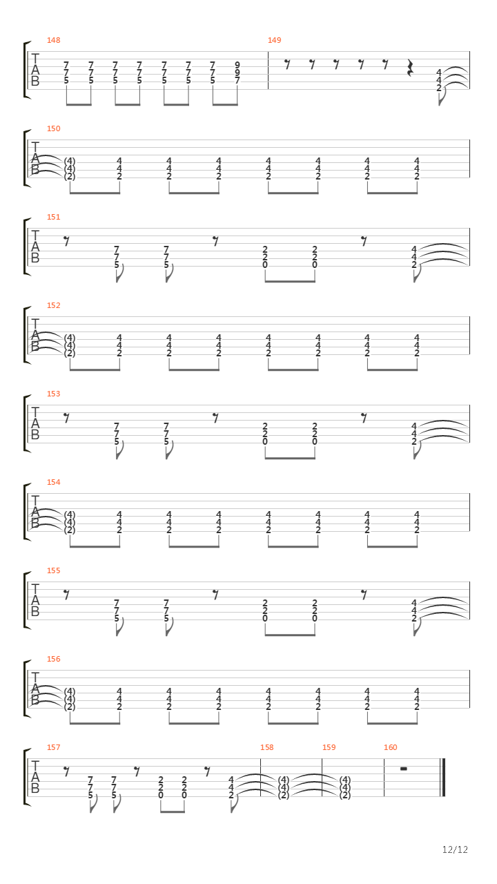 皆無(Kaimu)吉他谱