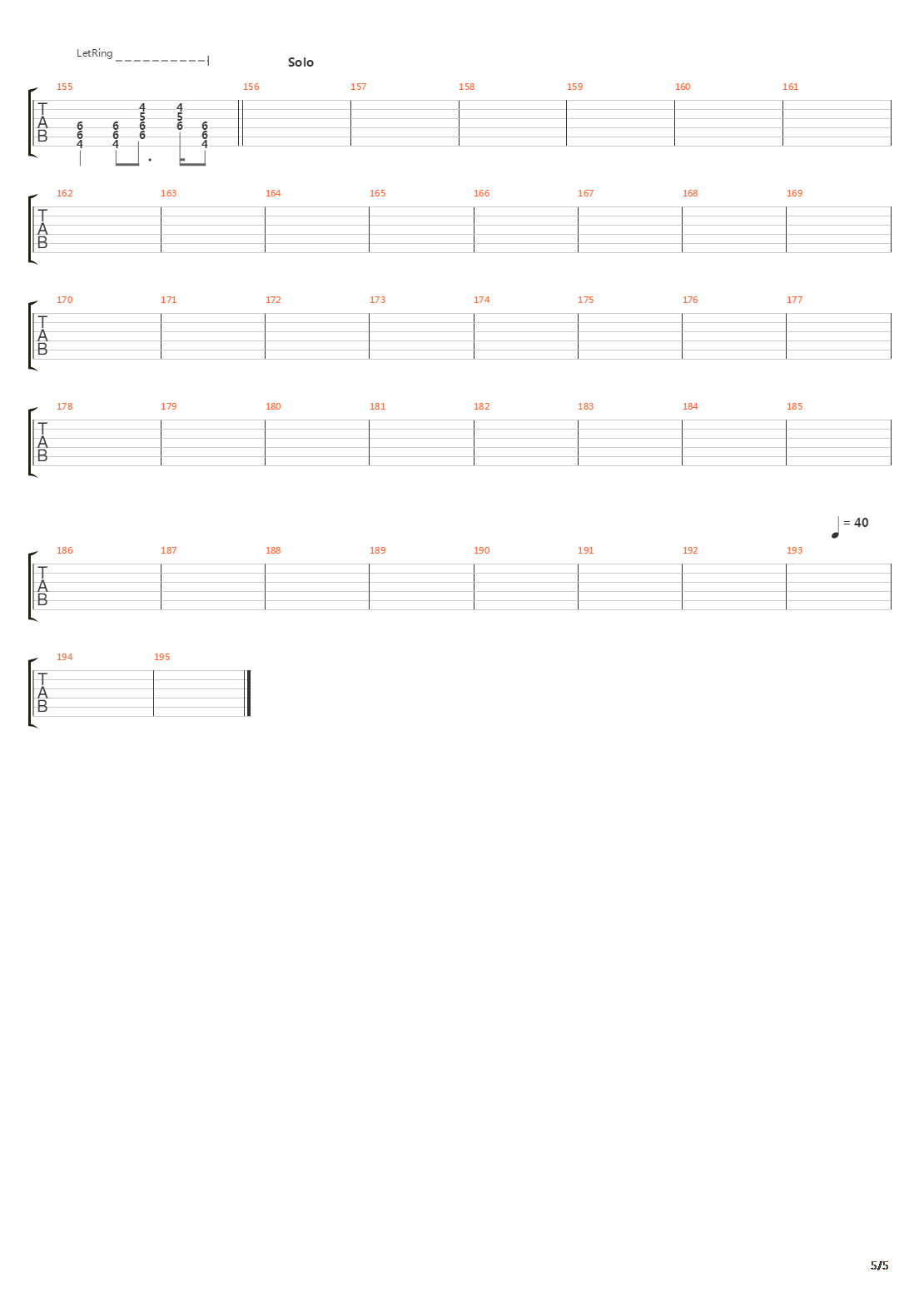 Through The Element吉他谱