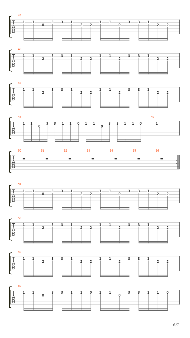 喜欢你吉他谱