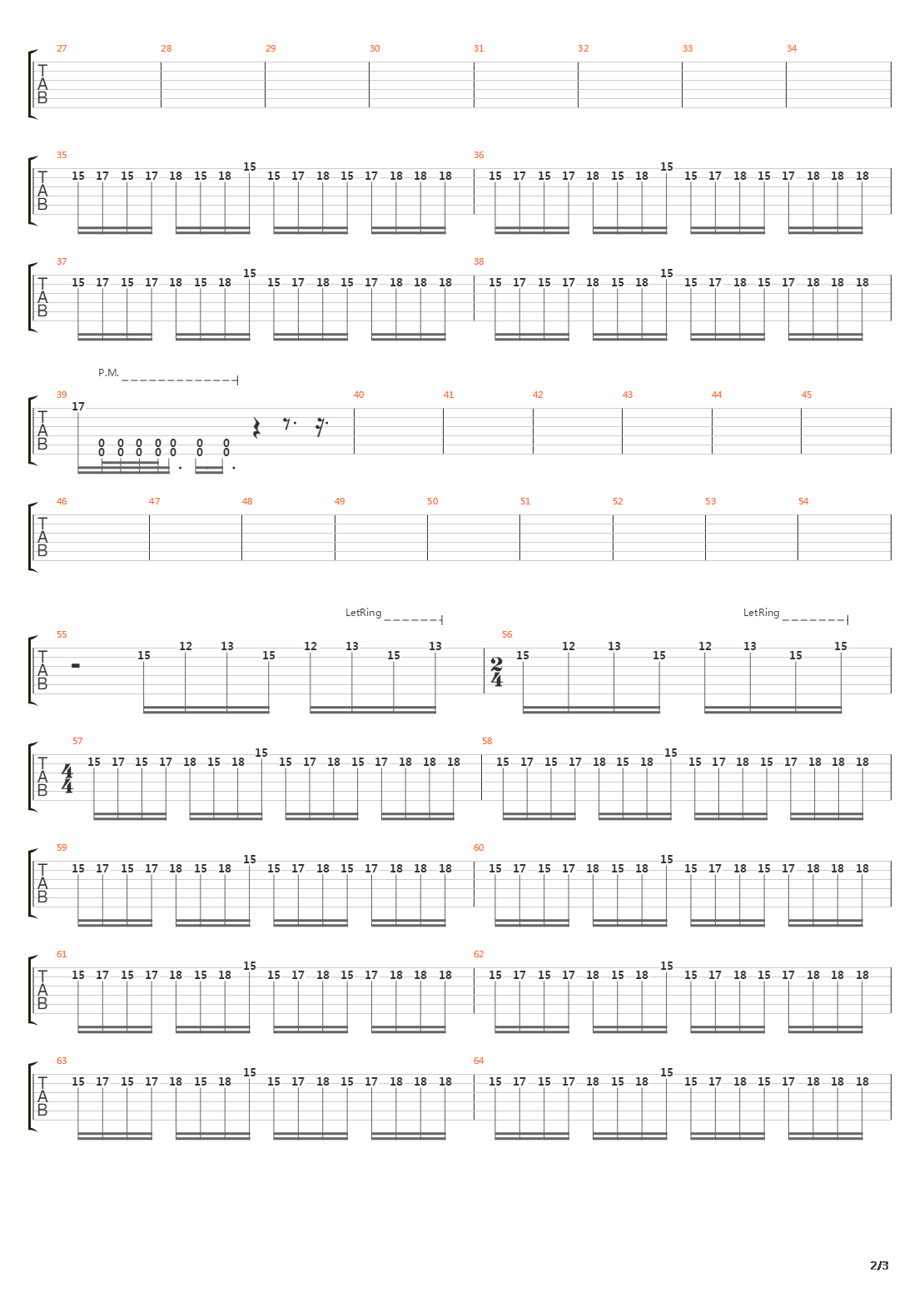 Patterns吉他谱