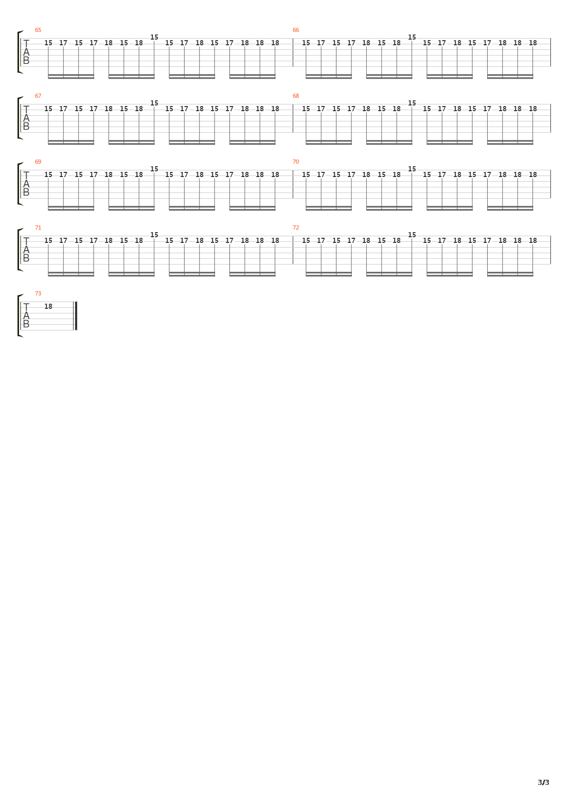 Patterns吉他谱